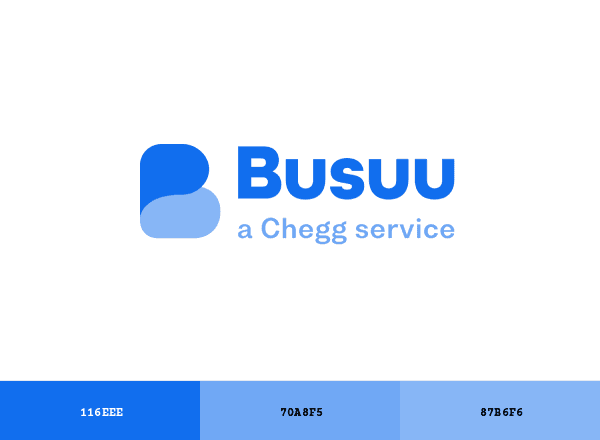 Busuu brand color palette