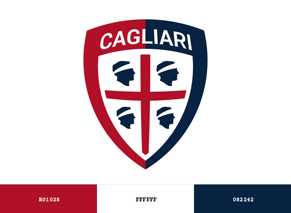 Cagliari Calcio brand color palette