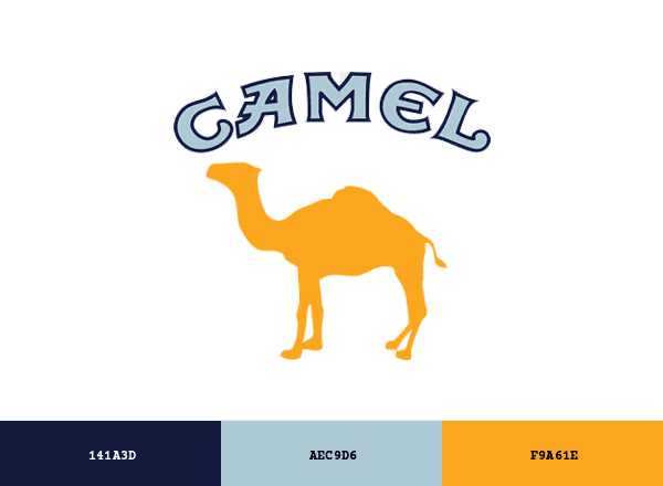 Camel brand color palette