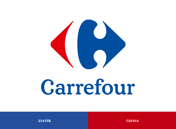 Carrefour brand color palette