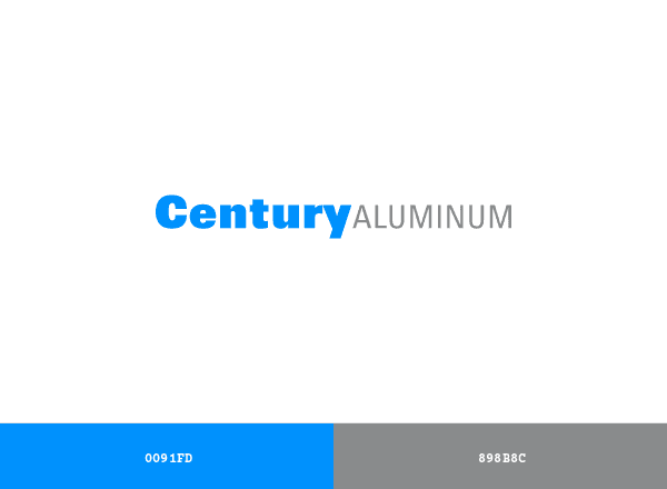 Century Aluminum Company brand color palette
