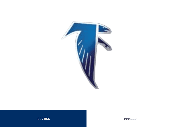 Cerritos Falcons brand color palette