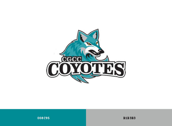 CGCC Coyotes brand color palette