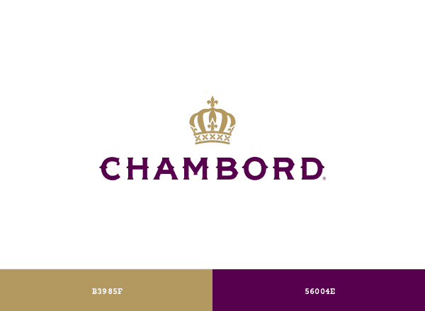 Chambord brand color palette