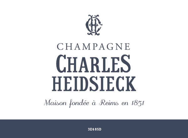Charles Heidsieck brand color palette