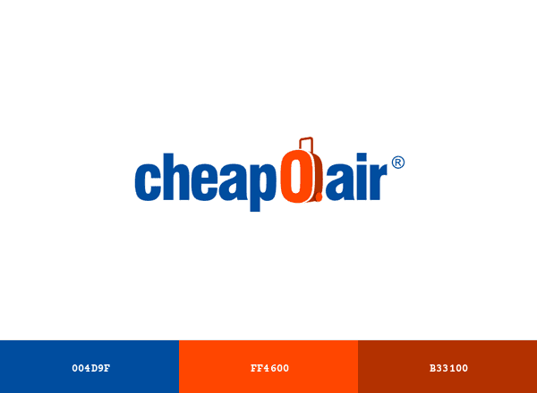 CheapOair brand color palette
