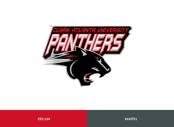 Clark Atlanta Panthers brand color palette