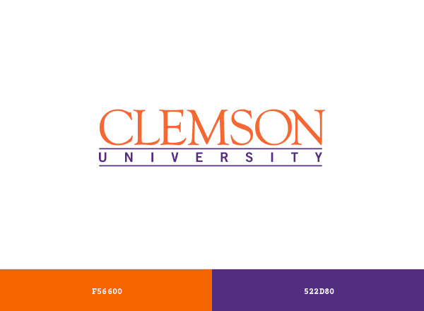 Clemson University brand color palette