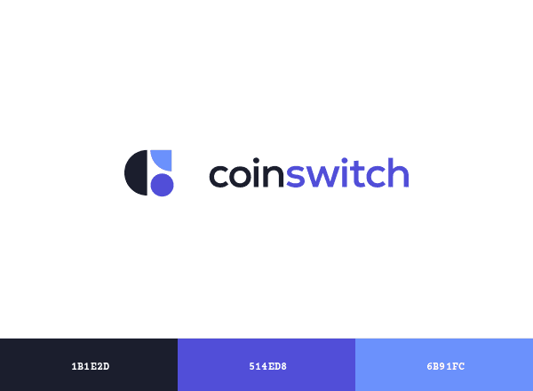 CoinSwitch brand color palette