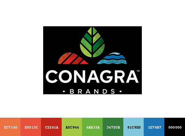 Conagra Brands brand color palette