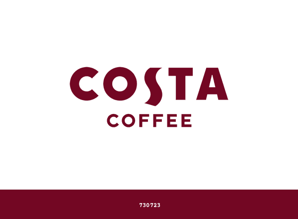 Costa Coffee brand color palette