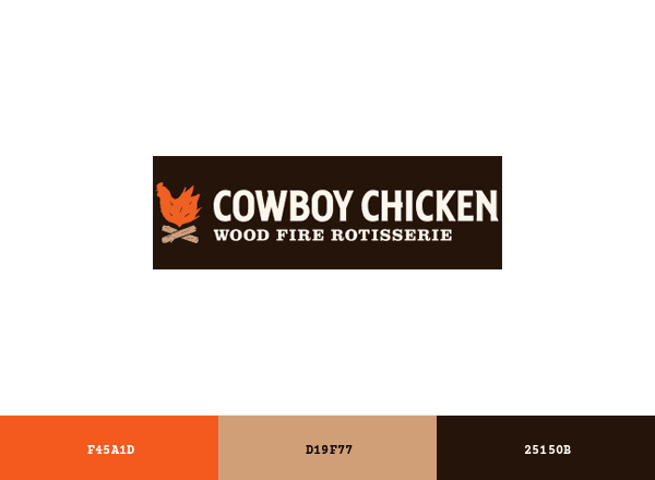 Cowboy Chicken brand color palette