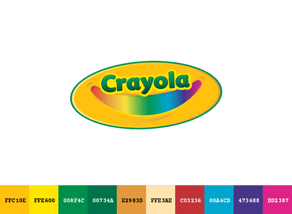 Crayola brand color palette