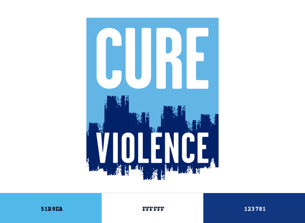 Cure Violence Global brand color palette