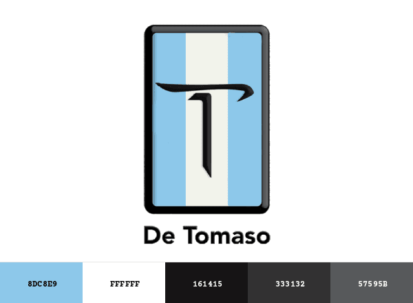 De Tomaso brand color palette