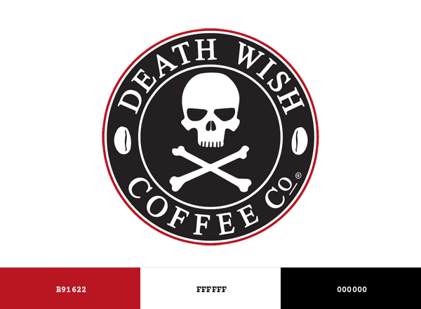Death Wish Coffee brand color palette