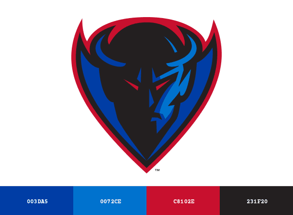 DePaul Blue Demons brand color palette