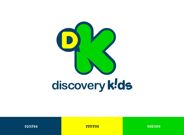 Discovery Kids brand color palette