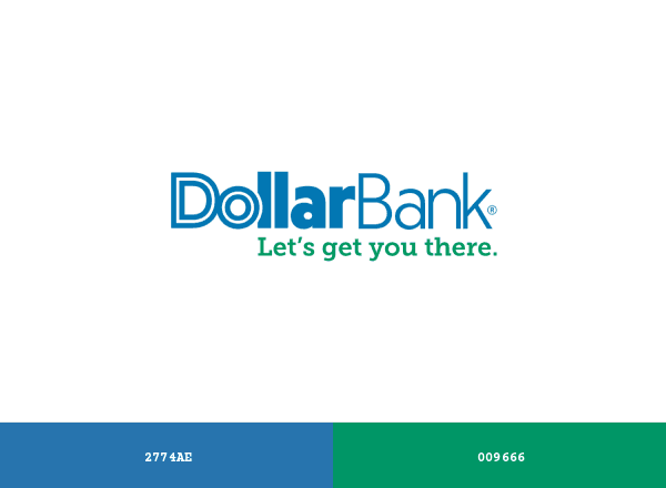 Dollar Bank brand color palette