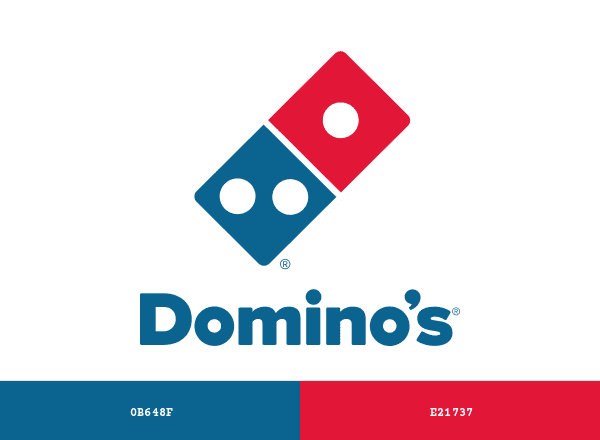 Domino’s brand color palette
