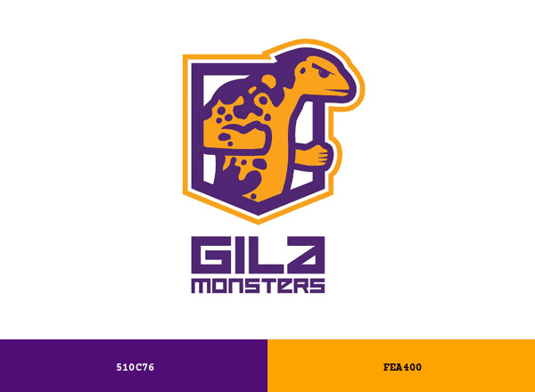 EAC Gila Monsters brand color palette