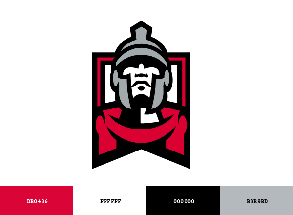 East Stroudsburg Warriors brand color palette