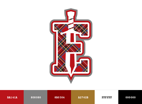 Edinboro Fighting Scots brand color palette