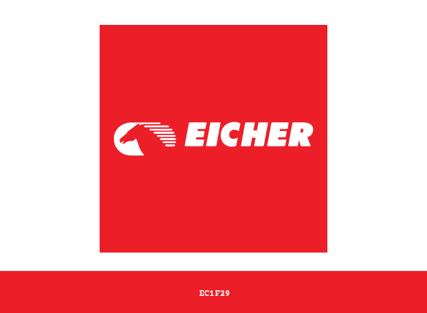 Eicher Motors brand color palette