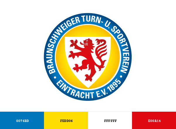 Eintracht Braunschweig brand color palette