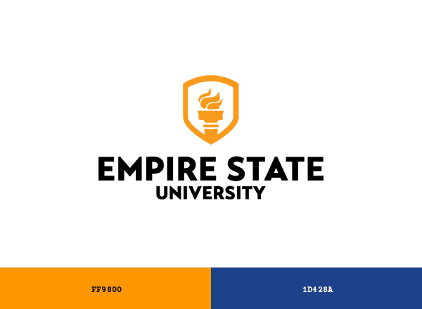 Empire State College brand color palette