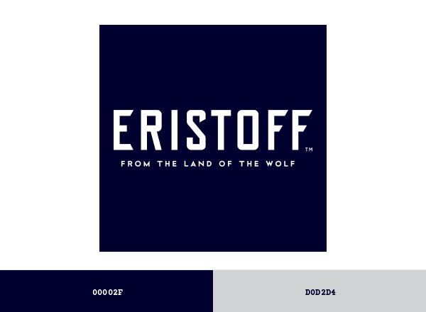 Eristoff brand color palette