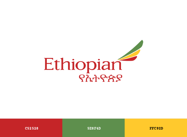 Ethiopian Airlines brand color palette