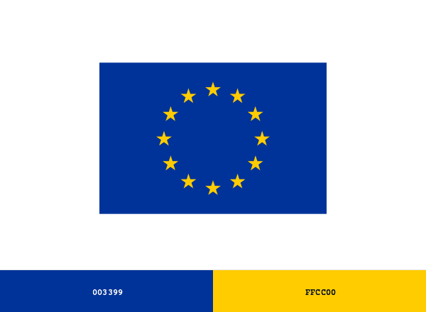 European Union (EU) brand color palette