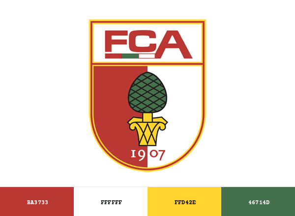FC Augsburg brand color palette