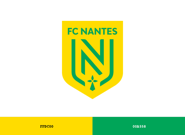 FC Nantes brand color palette