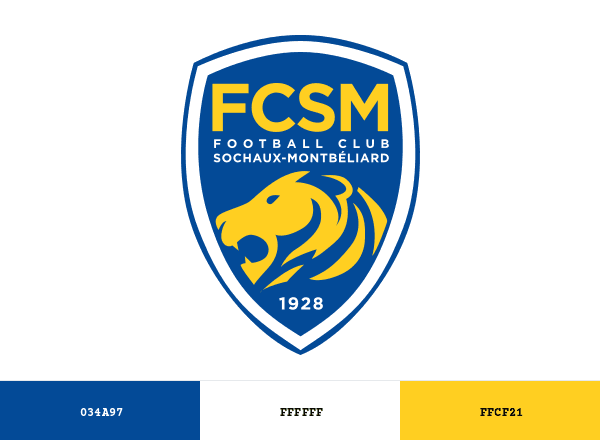 FC Sochaux brand color palette