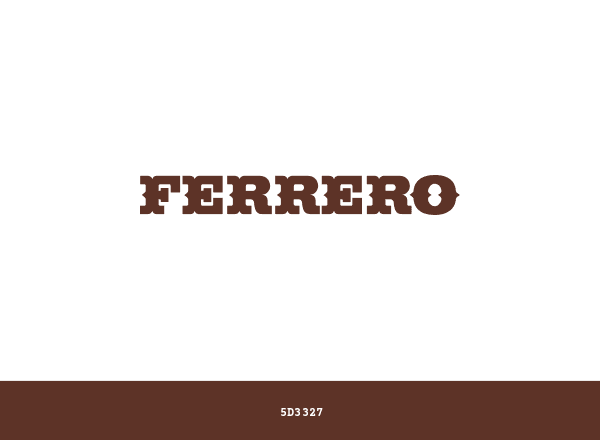 Ferrero SpA brand color palette