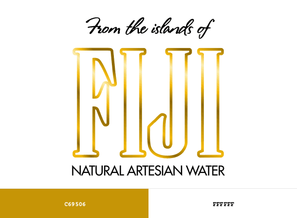 Fiji Water brand color palette