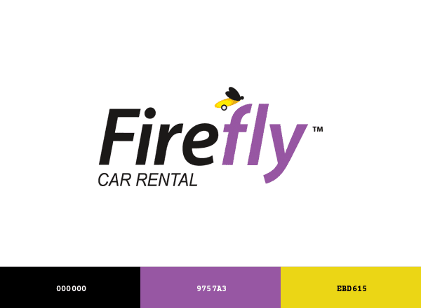 Firefly Car Rental brand color palette