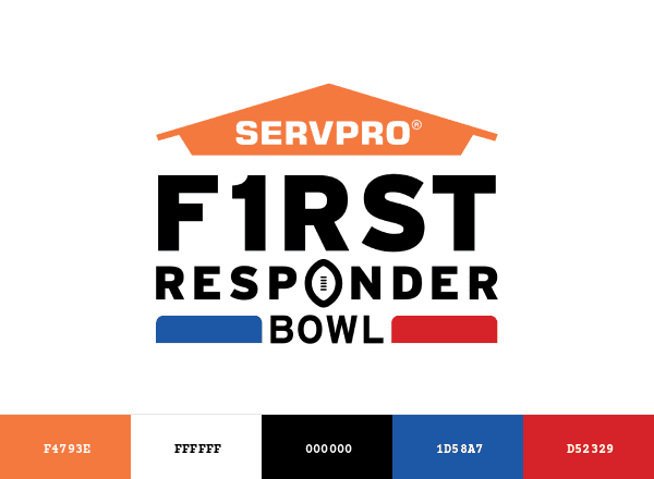 First Responder Bowl brand color palette