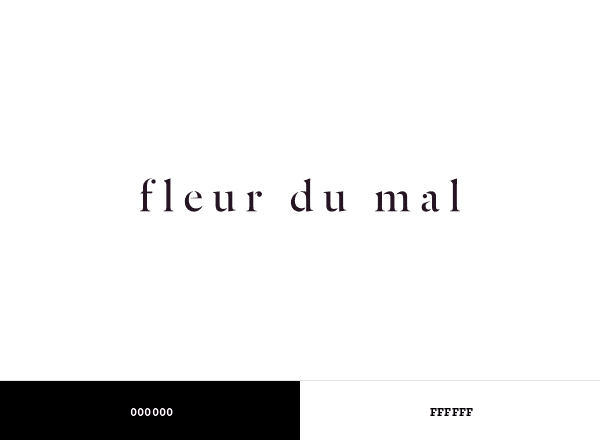 Fleur du Mal brand color palette