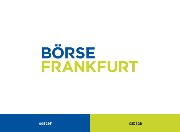 Frankfurt Stock Exchange brand color palette