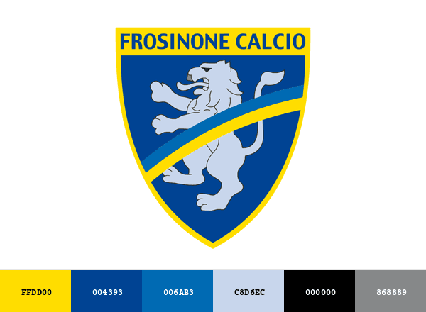 Frosinone Calcio brand color palette