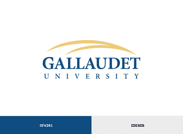 Gallaudet University brand color palette