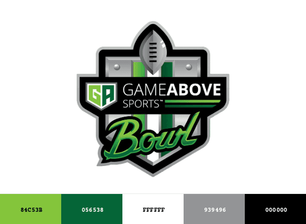 GameAbove Sports Bowl brand color palette