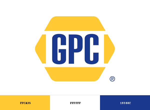 Genuine Parts (GPC) brand color palette