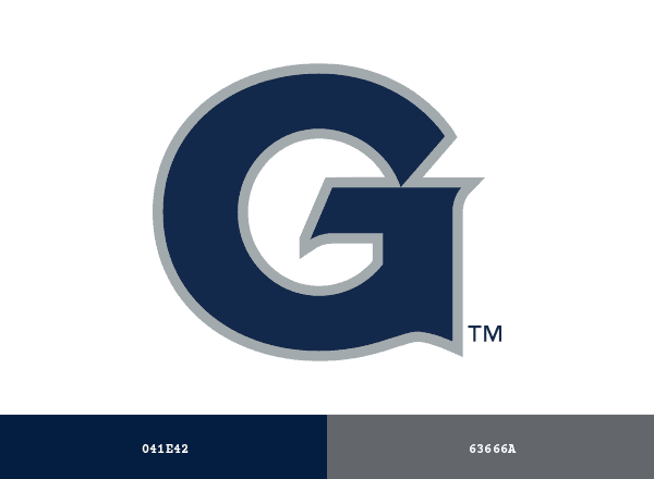 Georgetown Hoyas brand color palette