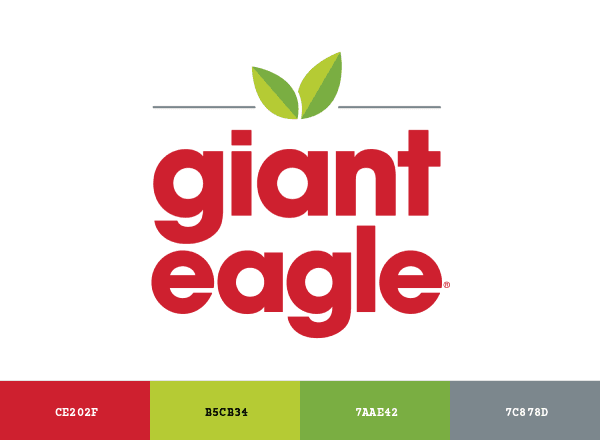 Giant Eagle brand color palette