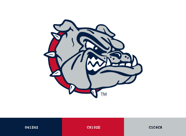 Gonzaga Bulldogs brand color palette