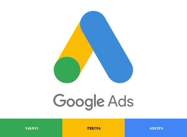 Google Ads brand color palette